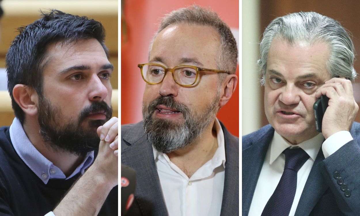 Ramón Espinar, Juan Carlos Girauta y Marcos de Quinto