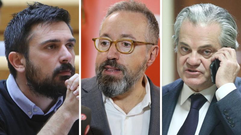 Ramón Espinar, Juan Carlos Girauta y Marcos de Quinto