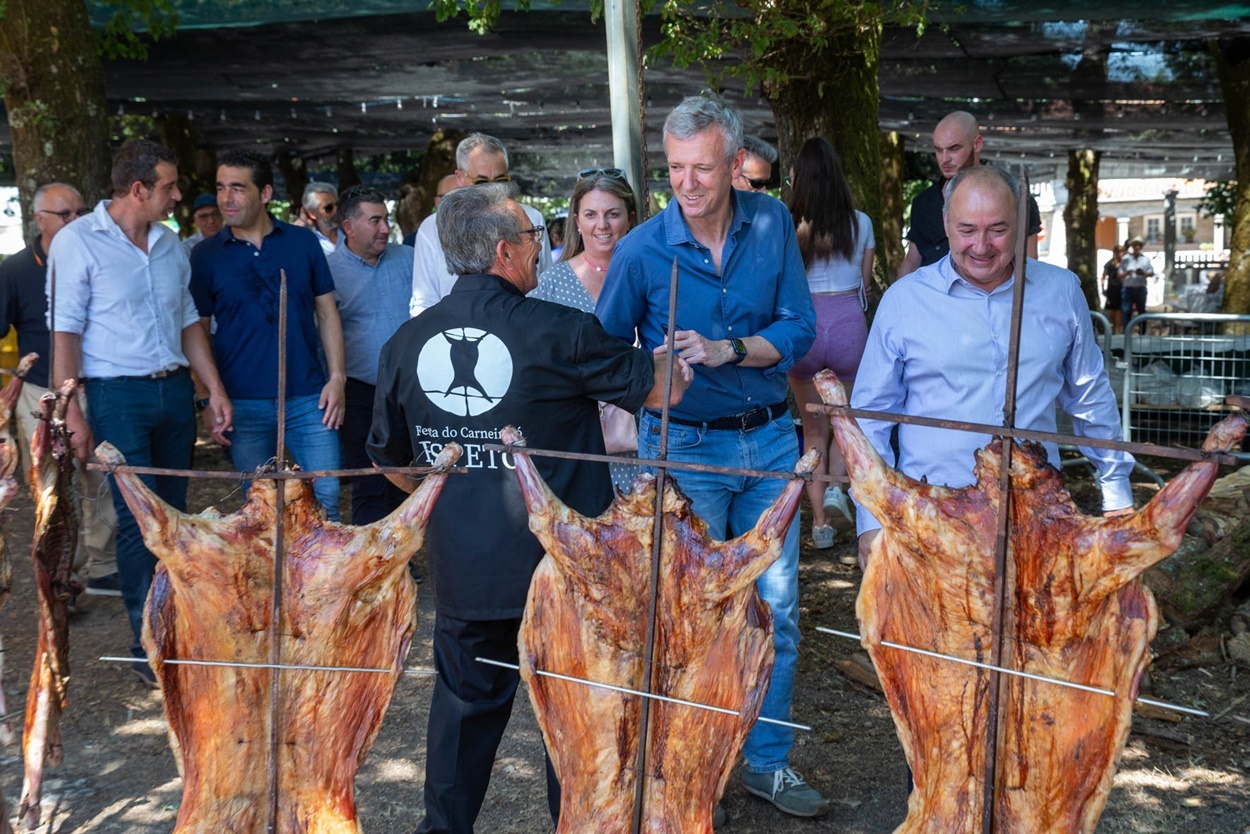 Rueda en la LIII Festa do Carneiro Espeto en Moraña, Pontevedra, celebrada el pasado 31 de julio (Foto: Xunta de Galicia).