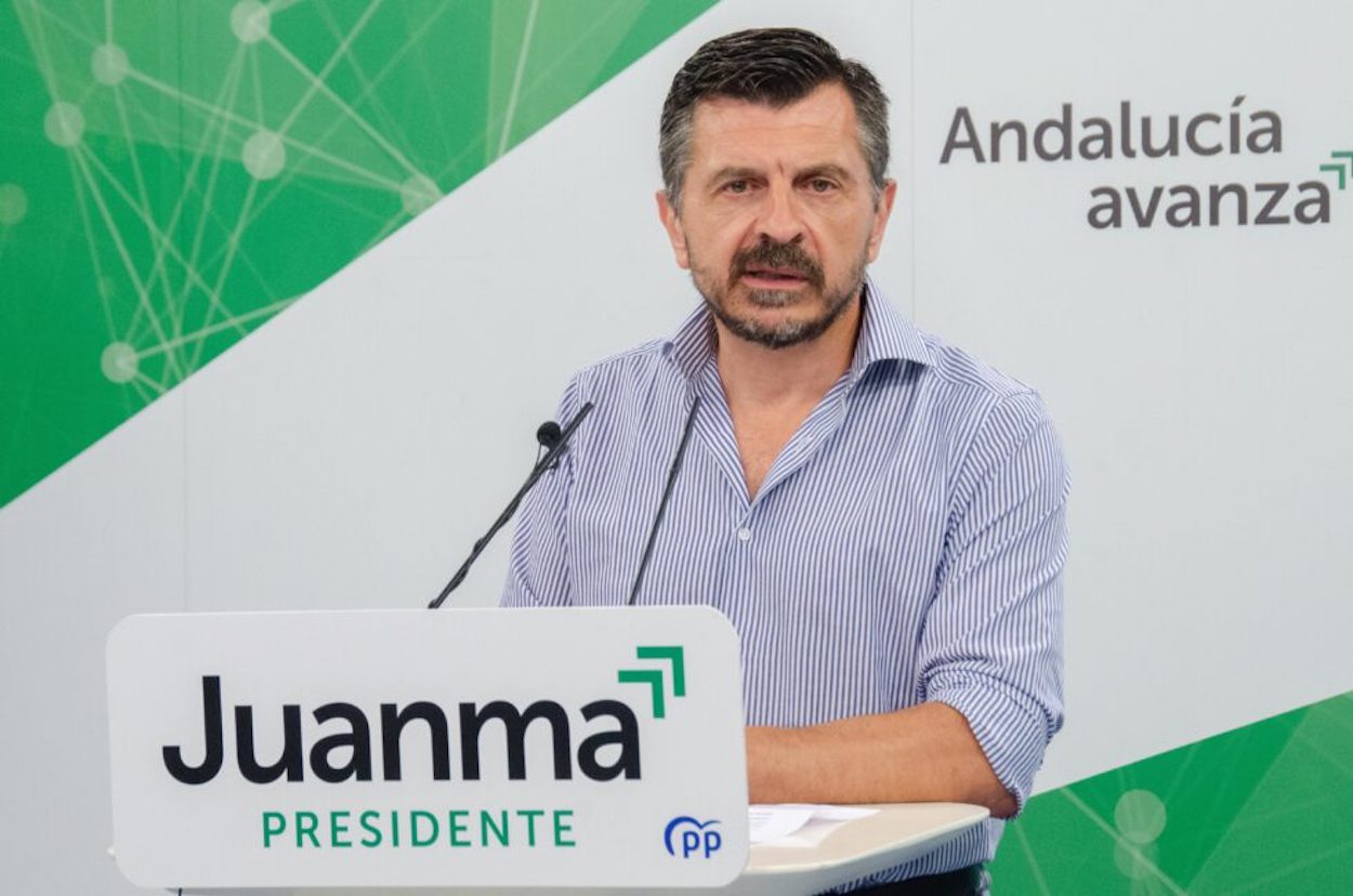 Toni Martín, portavoz parlamentario del PP andaluz.