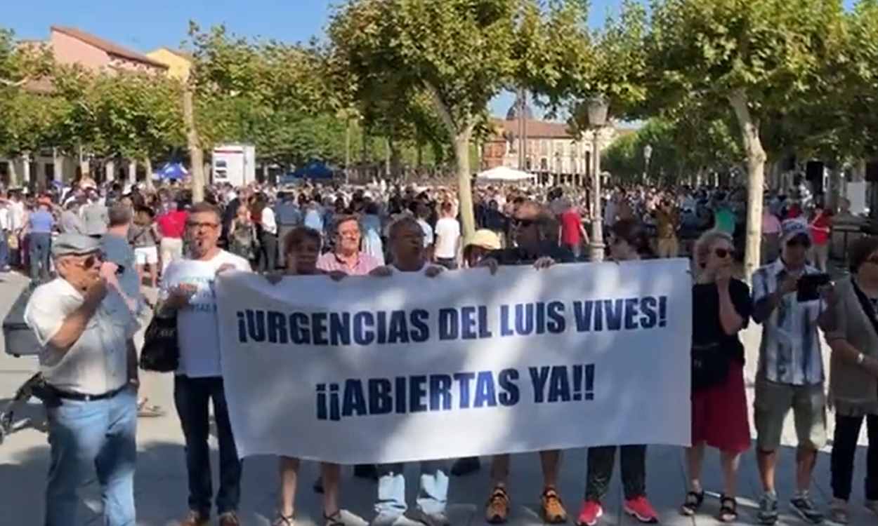 Imagen de las protestas contra Isabel Díaz Ayuso en la Comunidad de Madrid