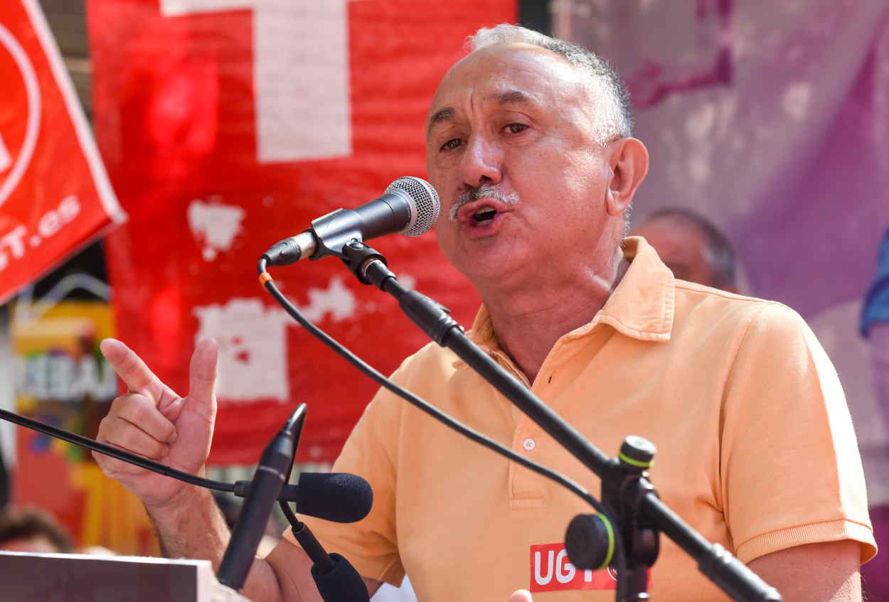 El secretario general de UGT, Pepe Álvarez. Europa Press