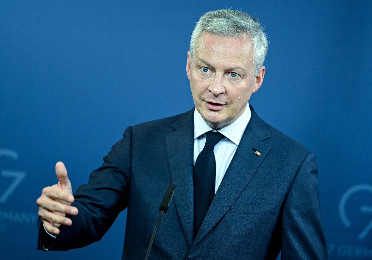 El ministro de Finanzas de Francia, Bruno Le Maire. EP.