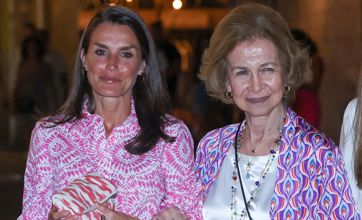 Letizia con la reina Sofia. EP