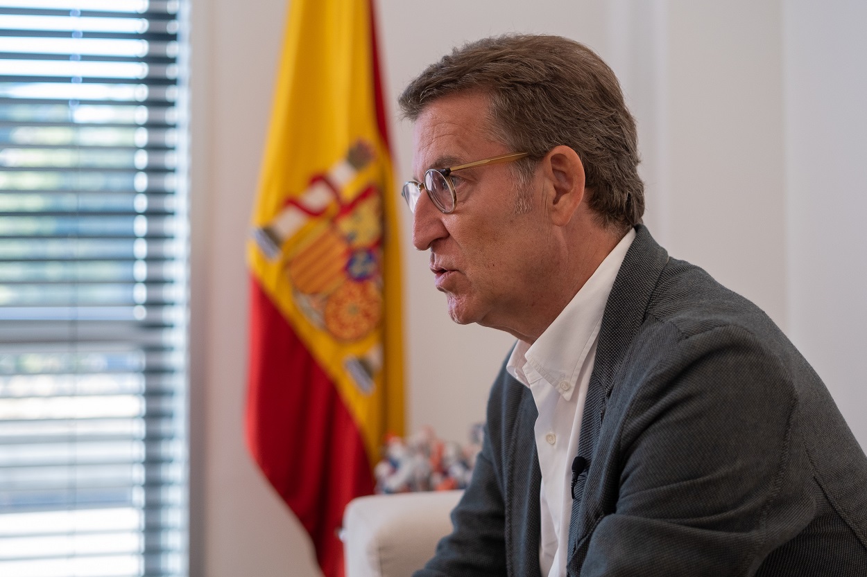 Alberto Núñez Feijóo en una imagen de archivo. EP / César Arxina