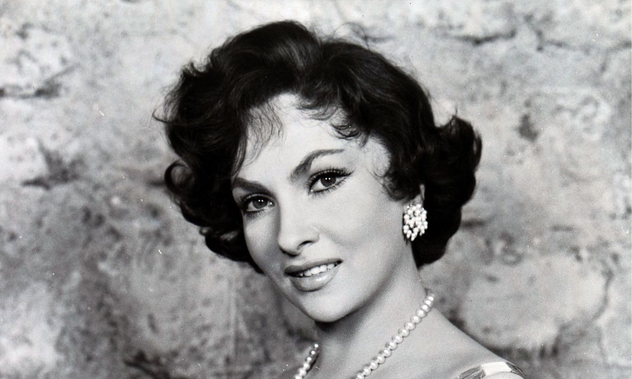 La actriz italiana Gina Lollobrigida en su juventud