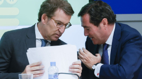 Feijóo con el Presidente de la CEOE