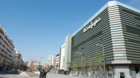 Fachada de El Corte Inglés en Madrid. EP