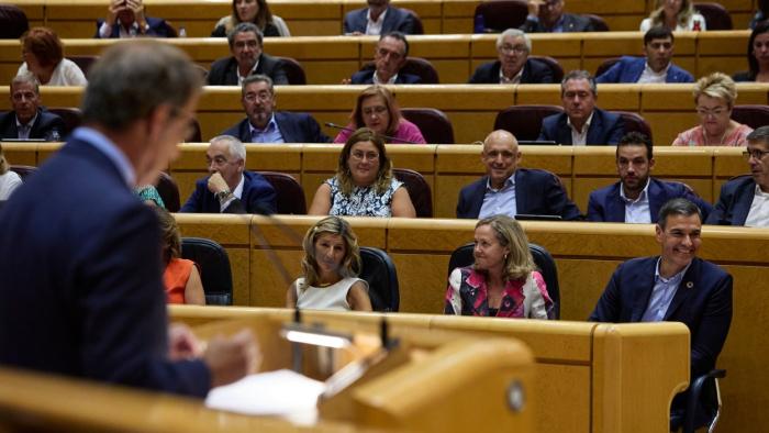 En directo: Segundo cara a cara entre Sánchez y Feijóo en el Senado