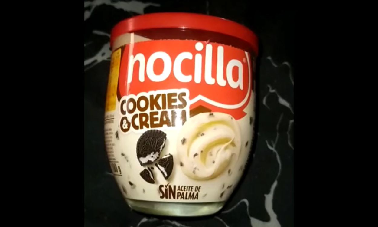 El nuevo producto de crema de cacao con galletas tipo Oreo, Nocilla 'cookies and cream'