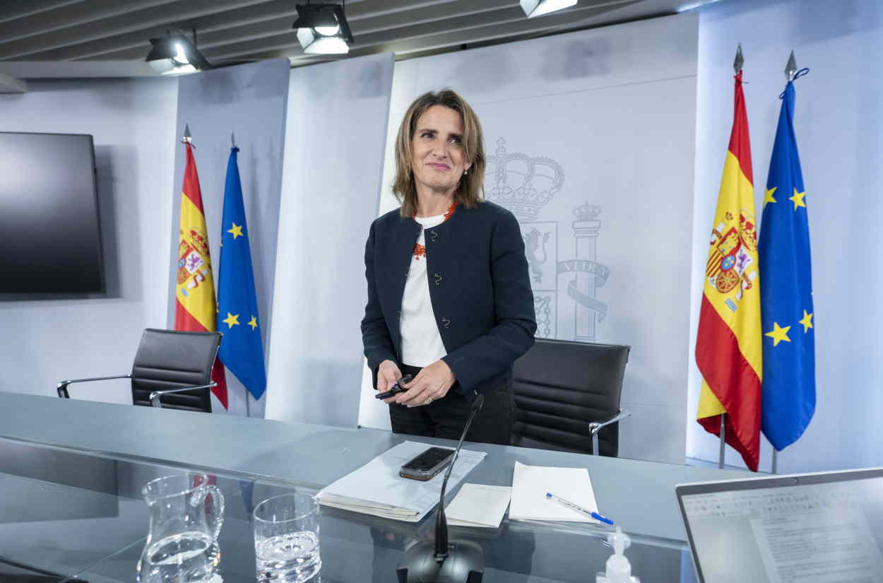 La vicepresidenta tercera y ministra para la Transición Ecológica y el Reto Demográfico, Teresa Ribera. EP