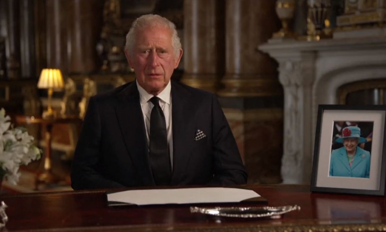 El rey Carlos III en su primer discurso ante la nación. EP.