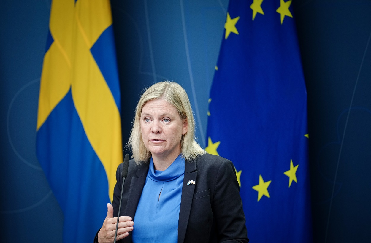 La primera ministra sueca, Magdalena Andersson. EP.