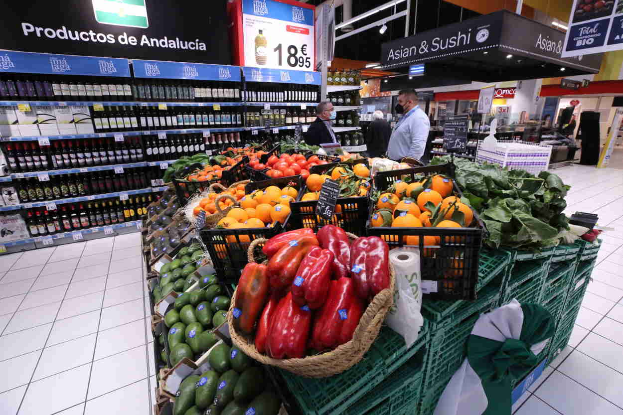 Productos en un supermercado. EP