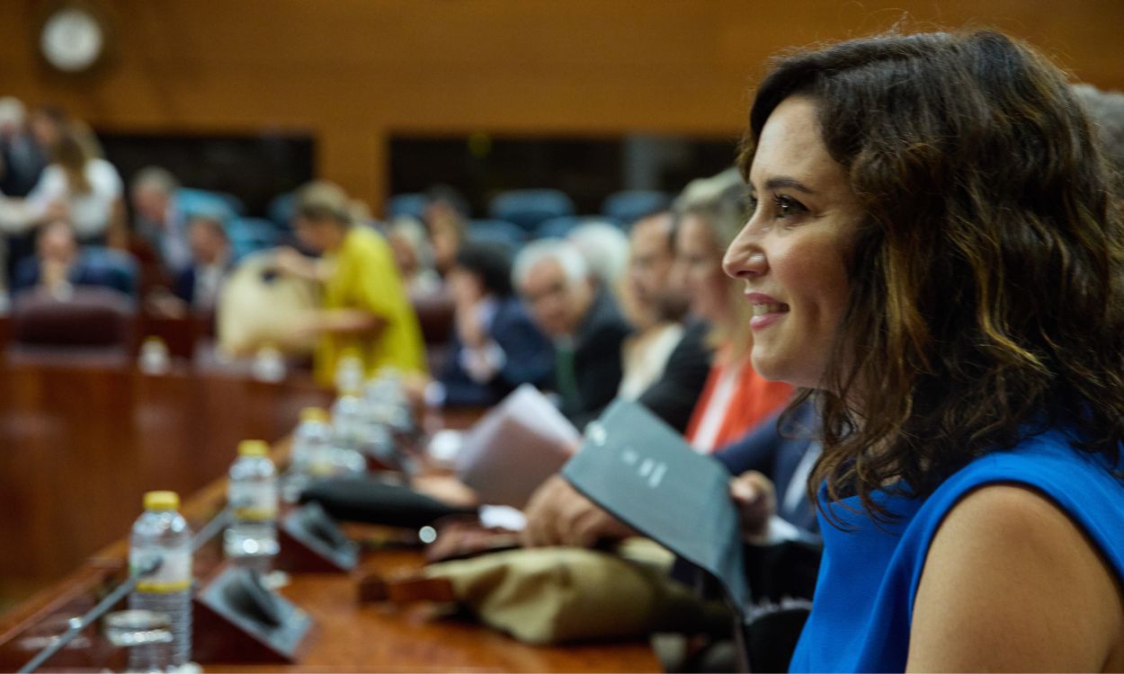 Isabel Díaz Ayuso en el Debate del Estado de la Región. EP.