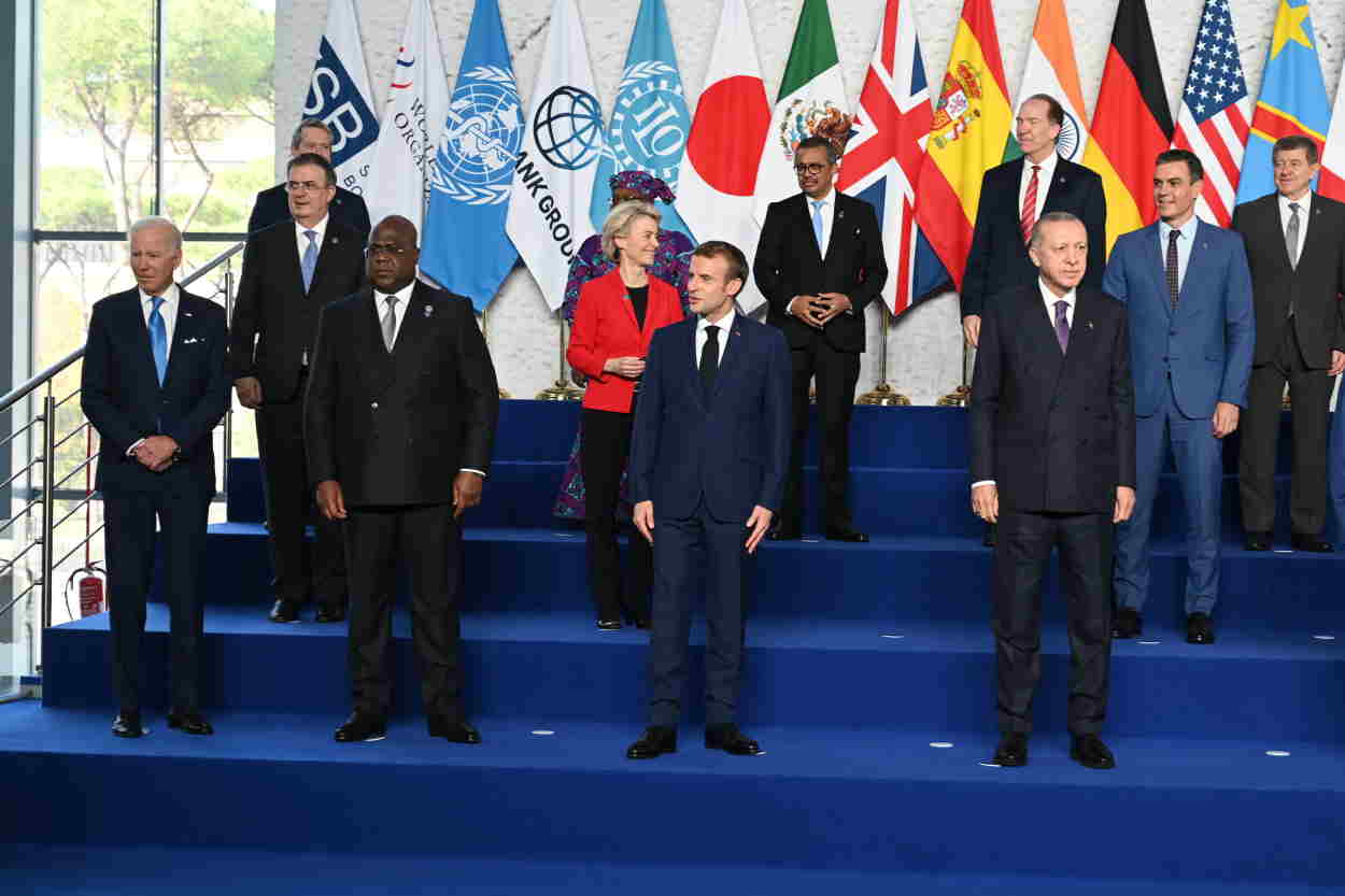 Foto de familia de los líderes del G20. Europa Press