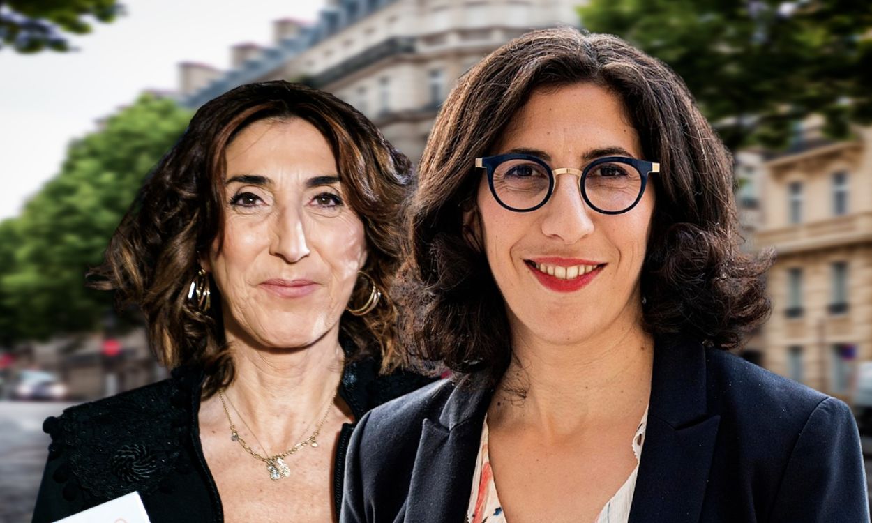 Fotomontaje de la presentadora Paz Padilla y la ministra de Cultura francesa, Rima Abdul Malak. ElPlural.com.