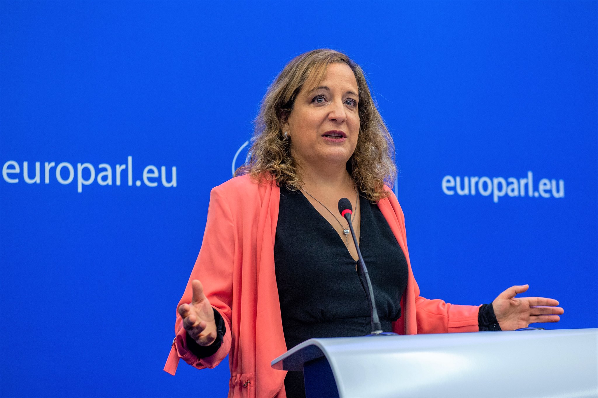 Iratxe García, presidenta de los socialistas europeos.