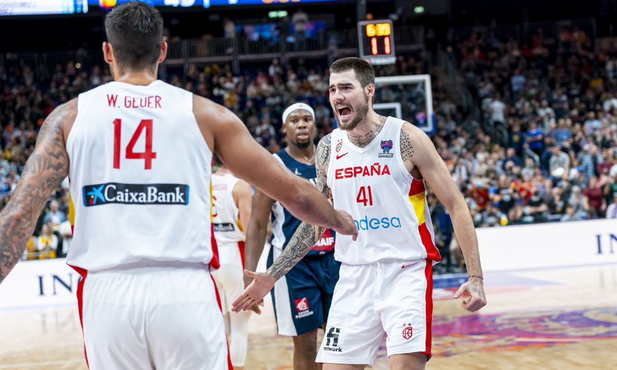 Juancho Hernángomez en el Eurobasket 2022.