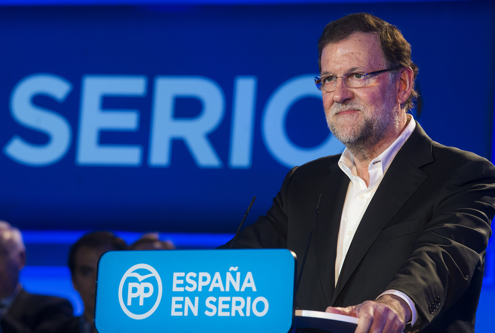 Mariano Rajoy durante el acto presentación candidatos 2015. (Foto: PP)