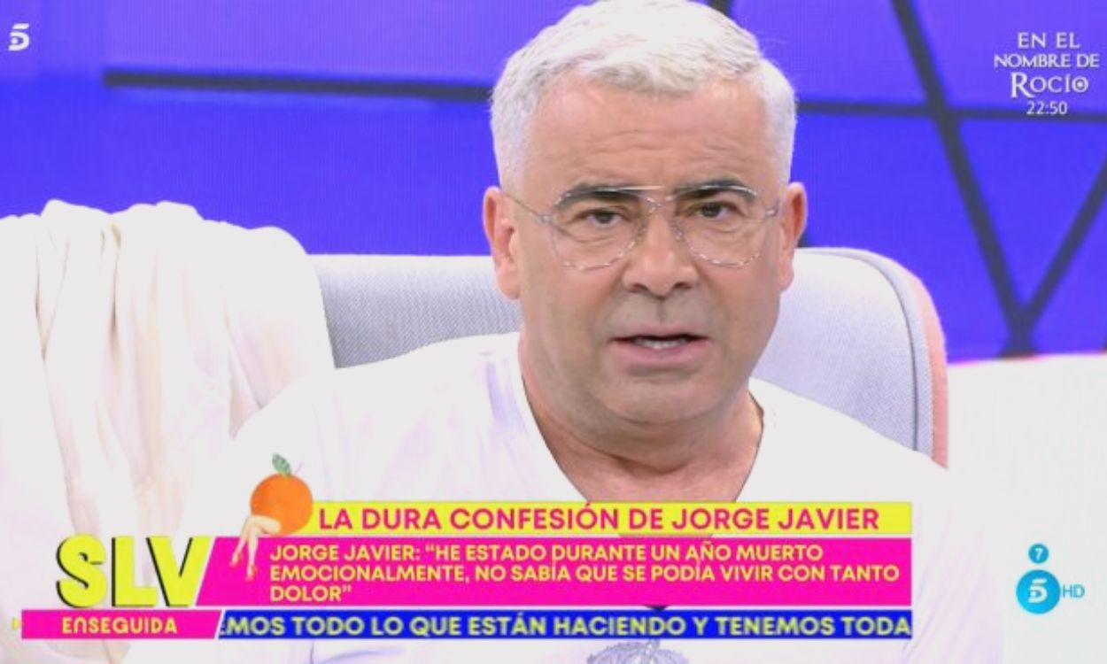 Jorge Javier Vázquez en su regreso a 'Sálvame'. Telecinco.