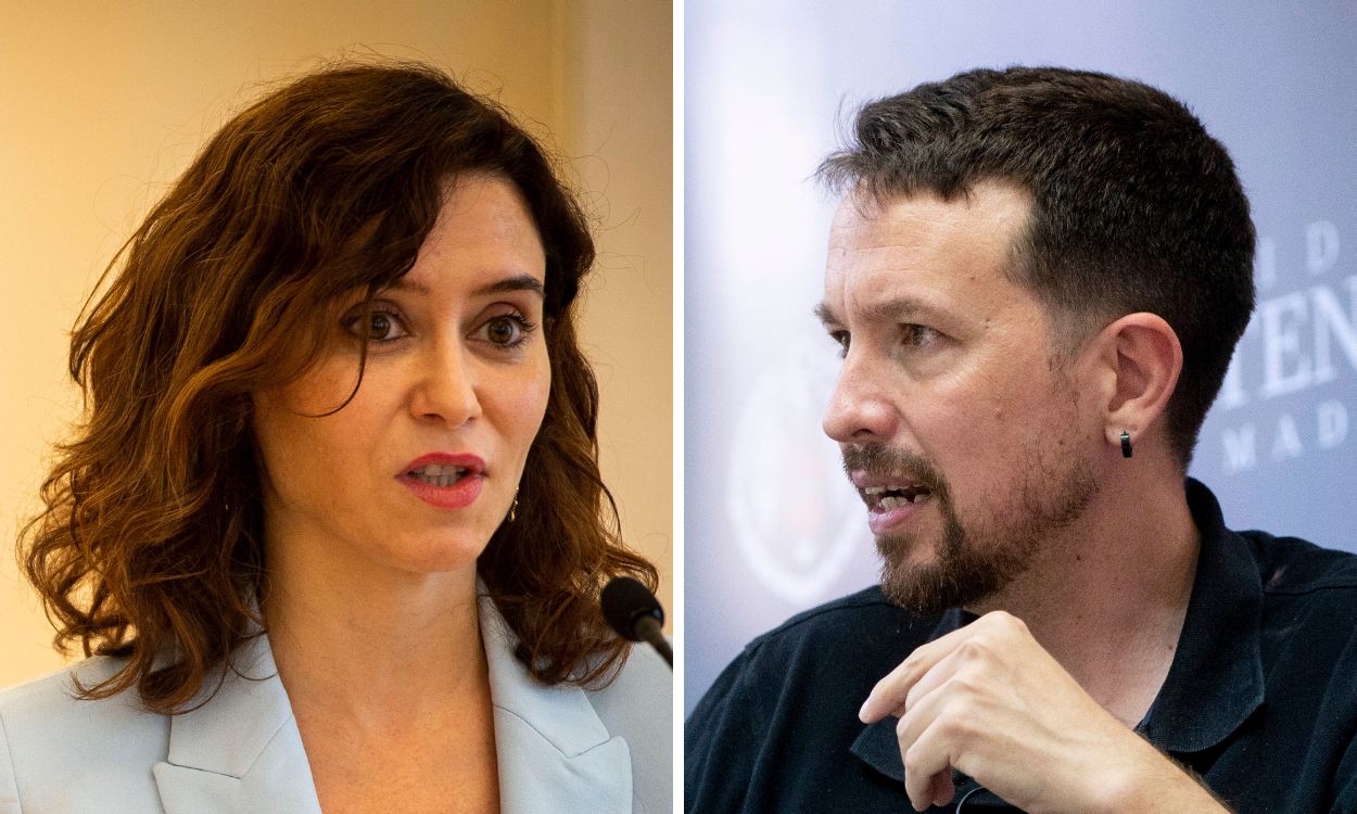 Isabel Díaz Ayuso y Pablo Iglesias