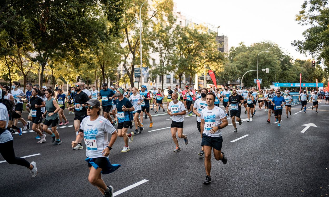 Carrera Madrid corre por Madrid, patrocinada por el Banco Sabadell. EP.