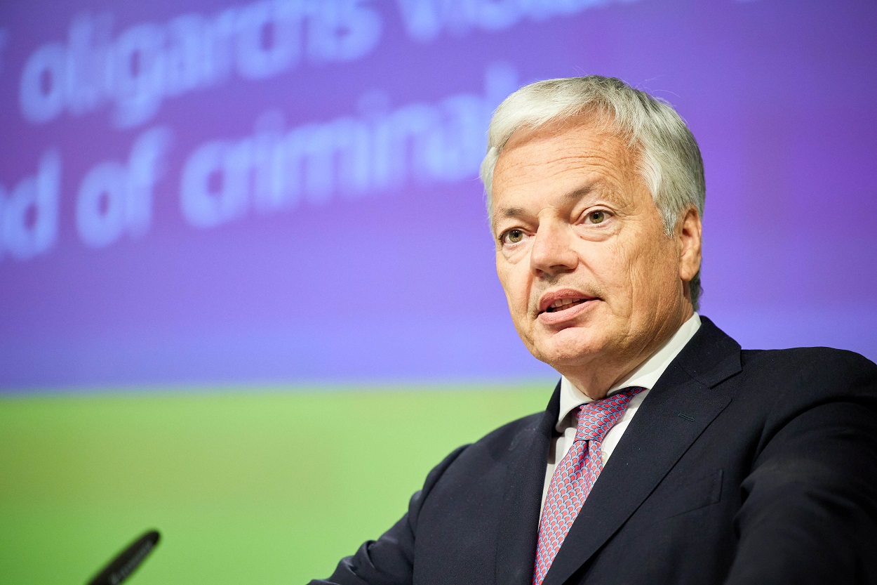 El comisario de Justicia, Didier Reynders, en una imagen de archivo. EP.