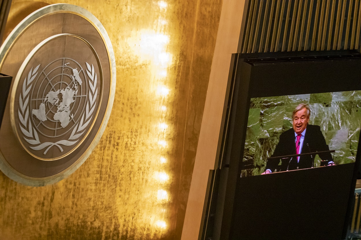 El secretario general de la ONU, Antònio Guterres. EP.