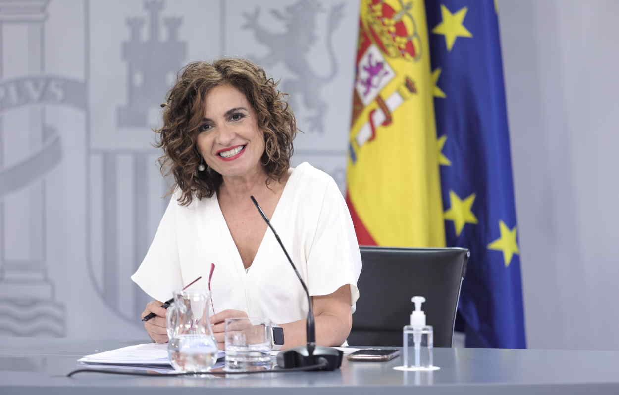 La ministra de Hacienda y Función Pública, María Jesús Montero. EP