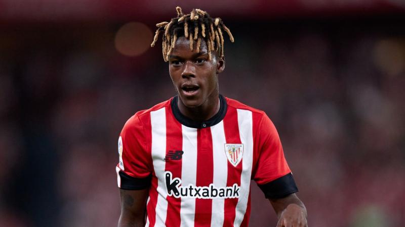 El futbolista del Athletic de Bilbao y la Selección Española Nico Williams