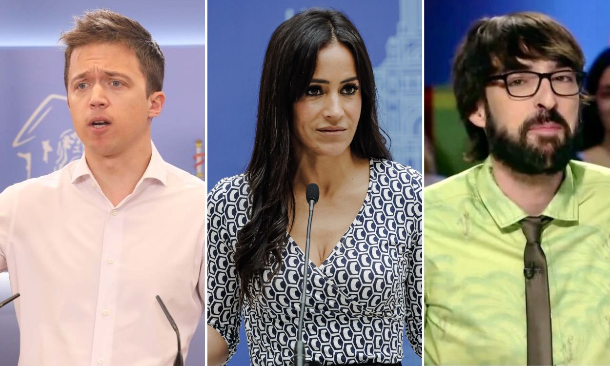 Iñigo Errejón, Begoña Villacís y Quique Peinado.