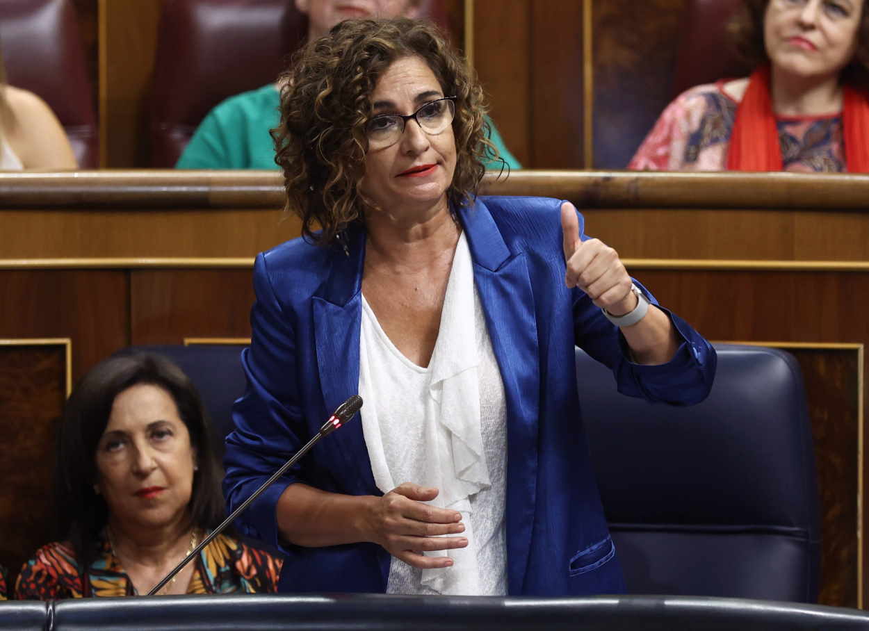 La ministra de Hacienda, María Jesús Montero. Europa Press