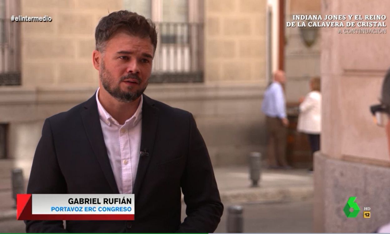 Gabriel Rufián en 'El Intermedio'. LaSexta.