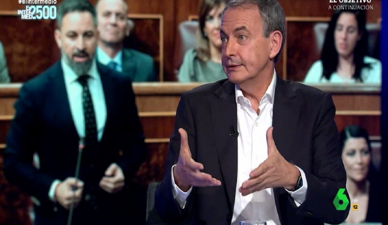 El expresidente José Luis Rodríguez Zapatero en 'El Intermedio'. La Sexta