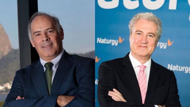 Mario Ruiz Tagle, CEO de Iberdrola España (izquierda), y Jordi García Tabernero, director general de Naturgy. EP