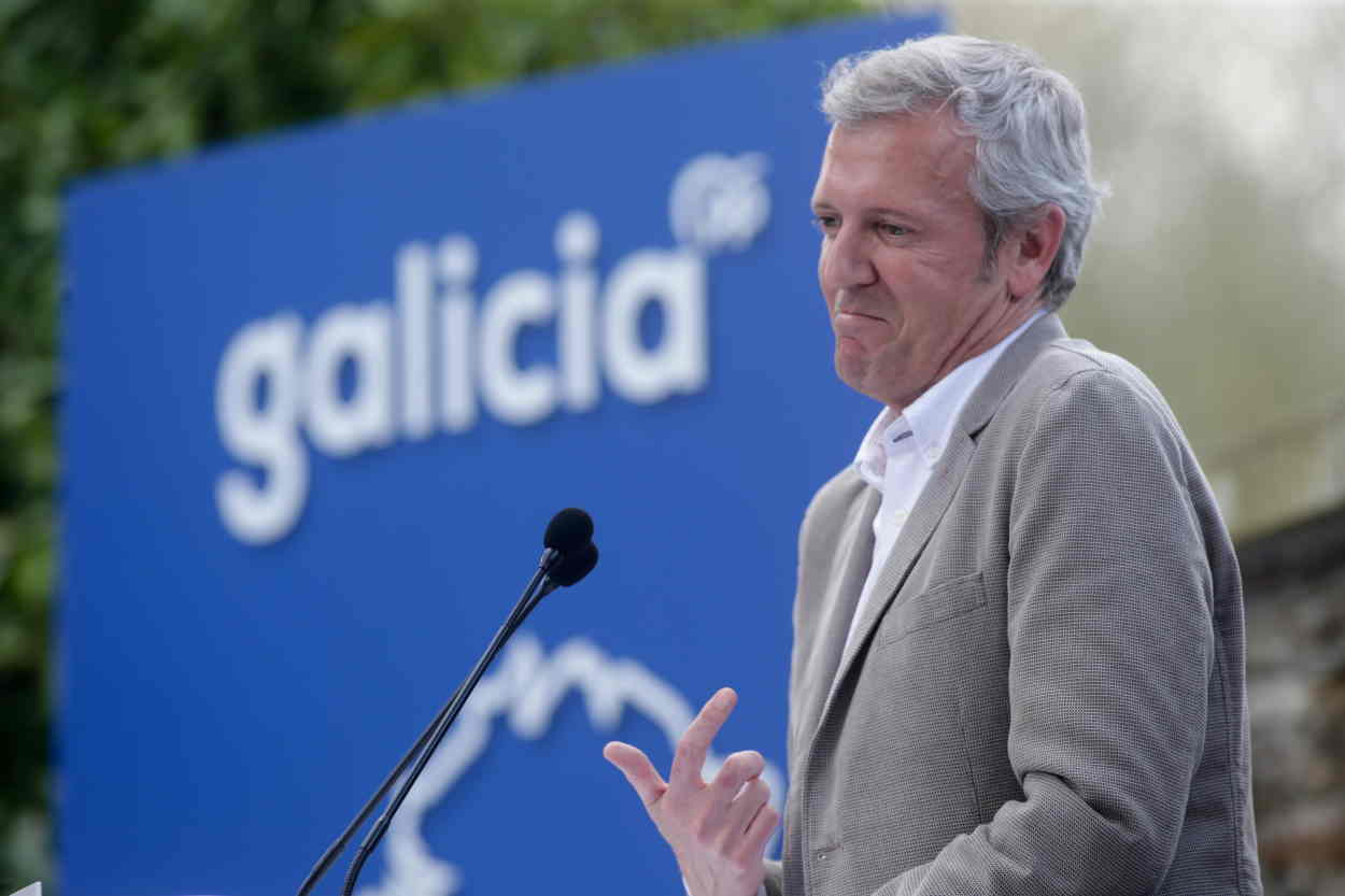 El presidente de la Xunta de Galicia, Alfonso Rueda, anuncia un reducción del IRPF