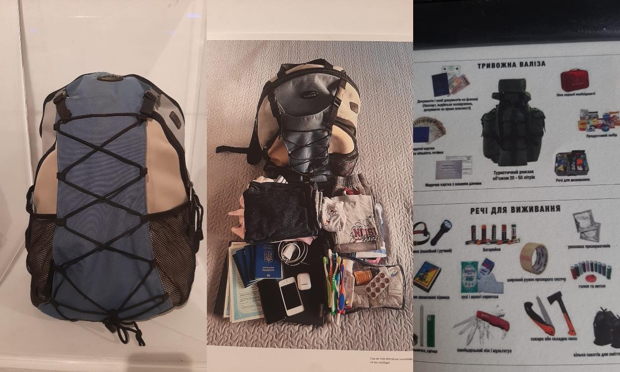 Medicamentos, documentación, móvil, navaja multiusos, linterna, radio pequeña, toallas húmedas… el contenido que portan los refugiados ucranianos