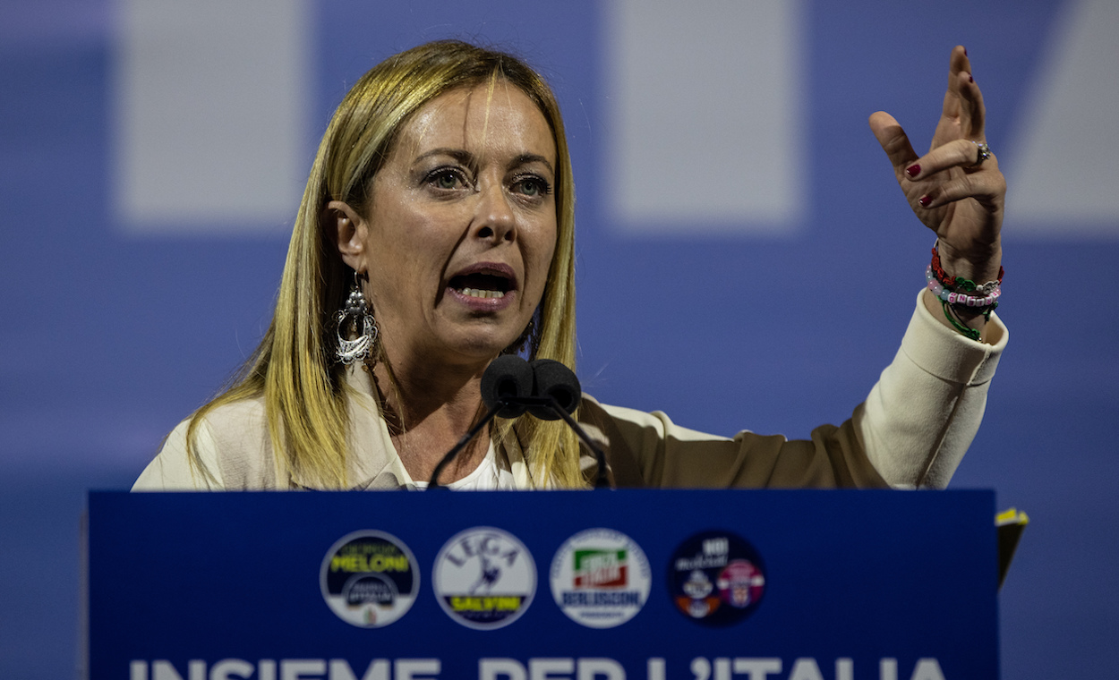 Giorgia Meloni, líder del partido de extrema derecha Fratelli d'Italia. EP