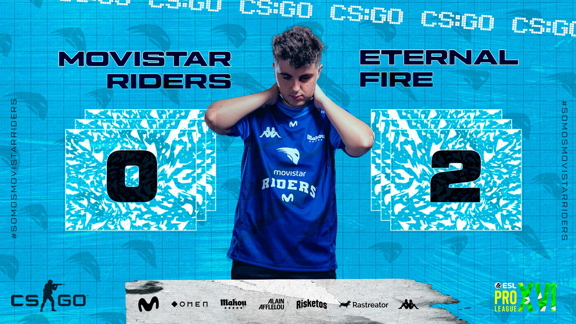 Movistar Riders se marcha de la ESL Pro League sin ganar a nadie