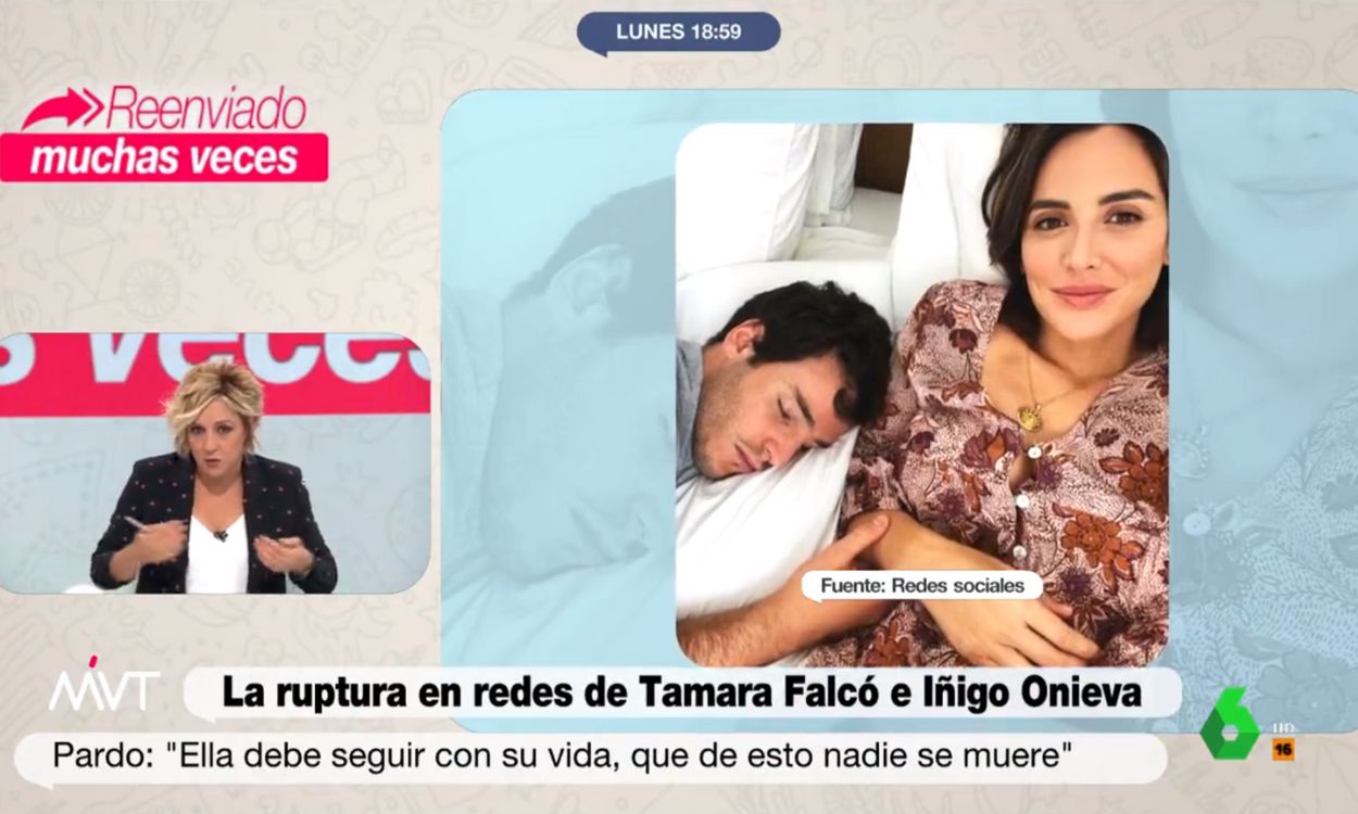 La ruptura de Tamara Falcó e Íñigo Onieva en 'Más vale tarde'. LaSexta.