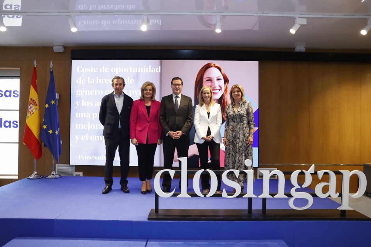 El cierre de la brecha de género en las pymes. En la imagen, la presentación ClosinGap Fundación CEOE