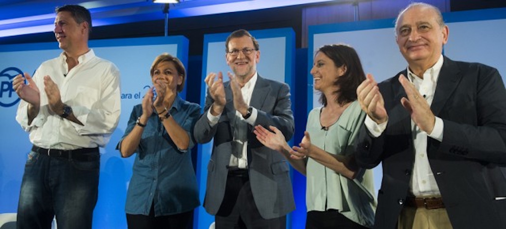 Rajoy, Cospedal, Fernández Díaz, Albiol y Levy