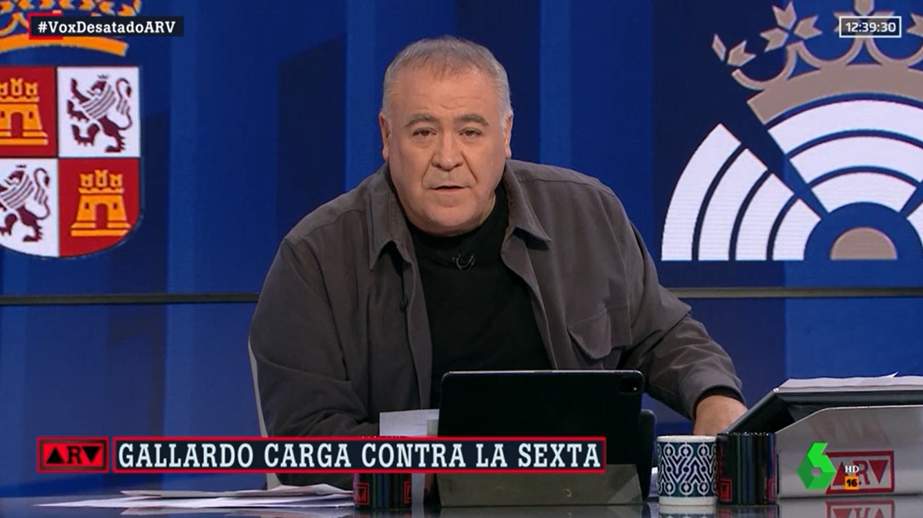 El director y presentador de 'Al Rojo Vivo', Antonio García Ferreras. laSexta.