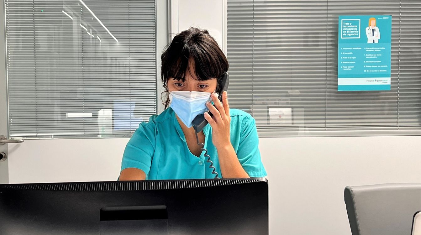 Imagen de una doctora en un hospital. EP