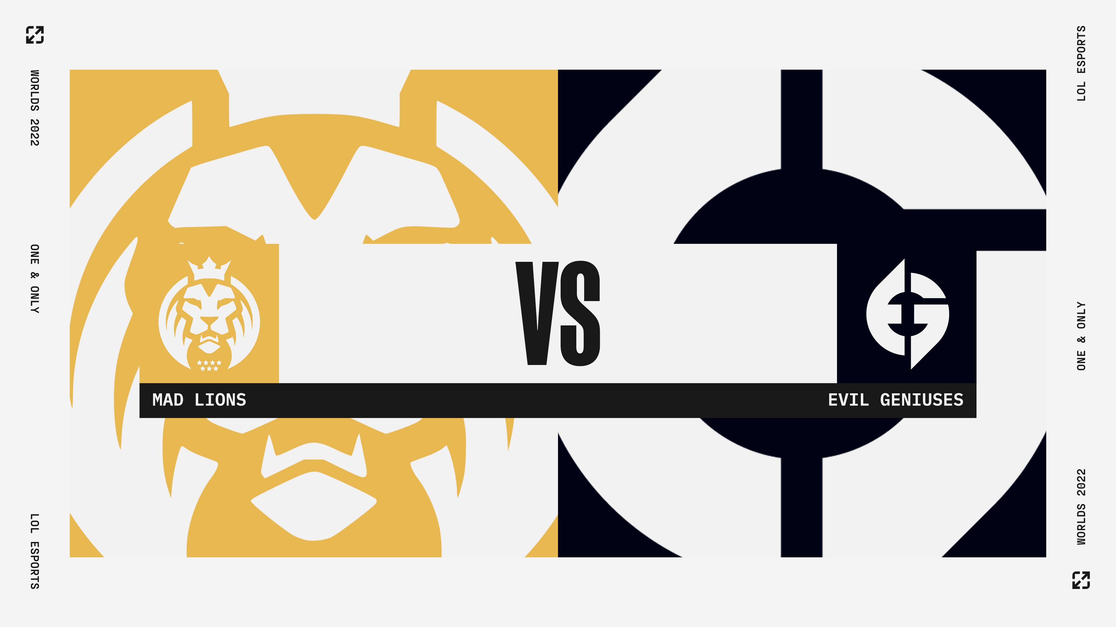 MAD Lions se despide de los Worlds tras caer 0-3 contra Evil Geniuses