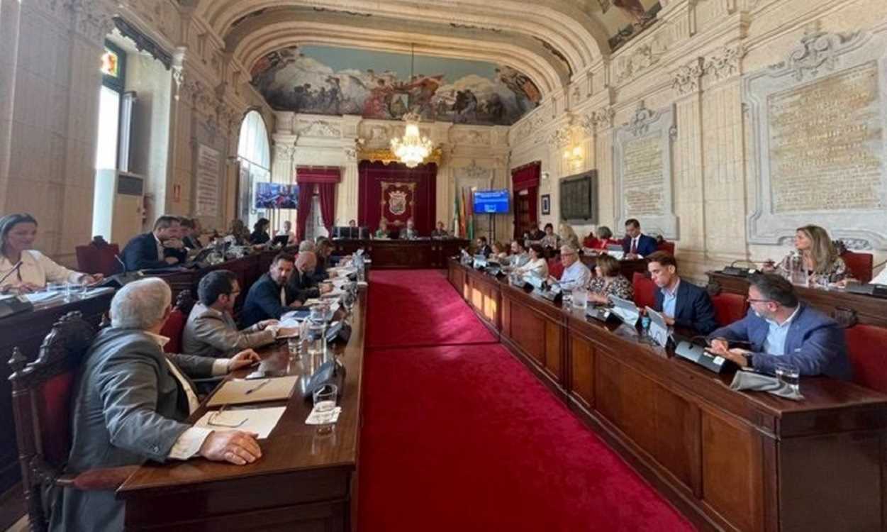 Foto del pleno de este miércoles del Ayuntamiento de Málaga
