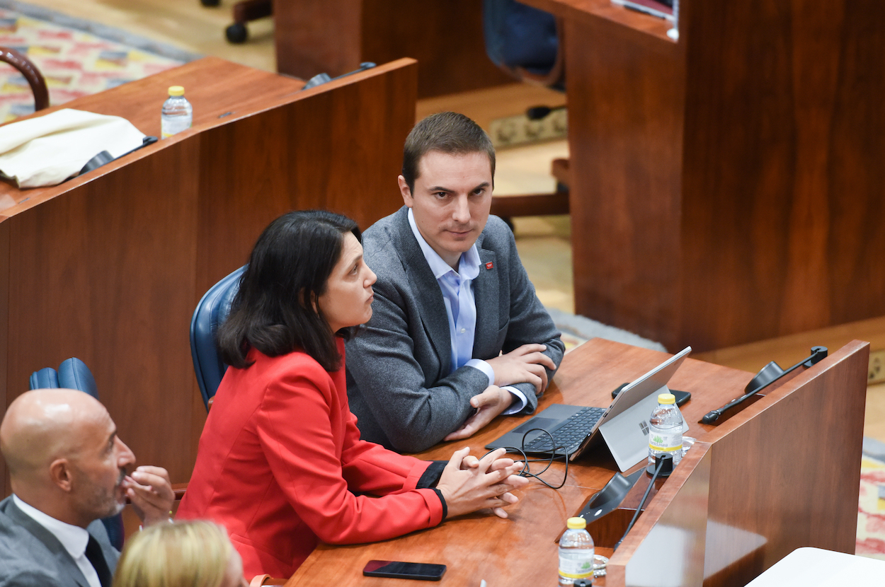 El secretario general del PSOE de Madrid, Juan Lobato. EP