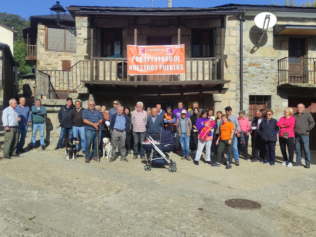 Concentración en Zamora por los incendios. Plataforma 102 Zamora