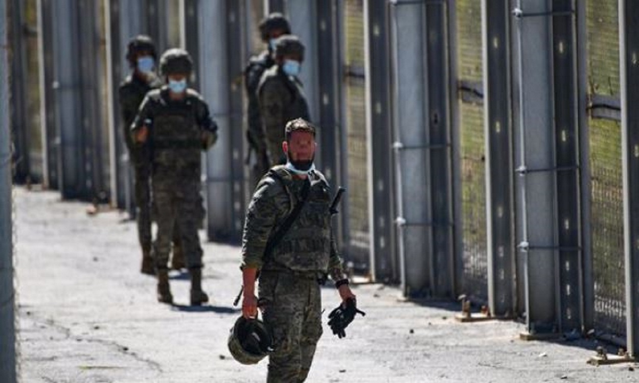 Imagen de militares en Ceuta. Europa Press